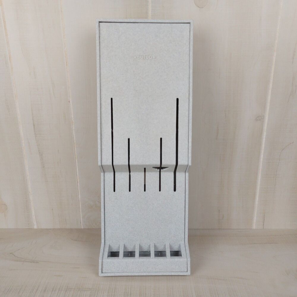 CUTCO Knife Fork Holder 5 Slot #1742 Plastic Tray Drawer Wall Mount Gray
